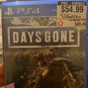 Days Gone Ps4 game
